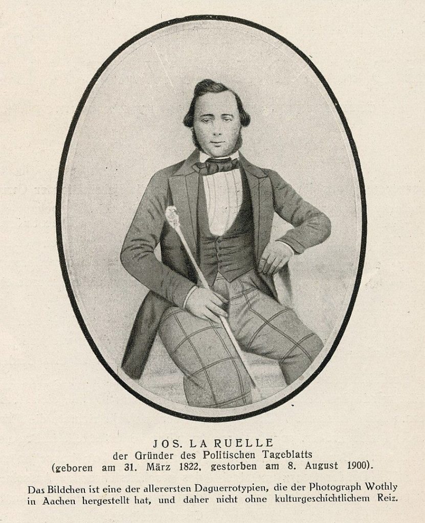 Joseph La Ruelle Aachener Zeitungsgründer