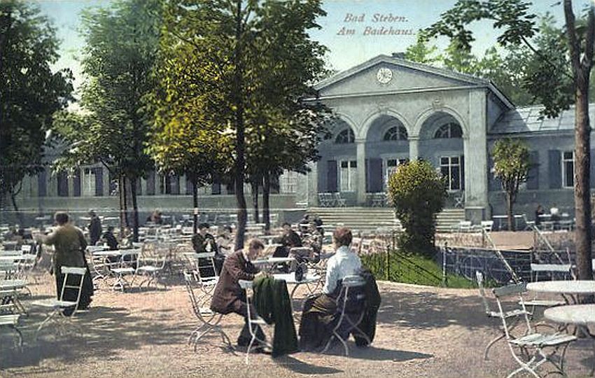 Bad Steben Badehaus um 1900